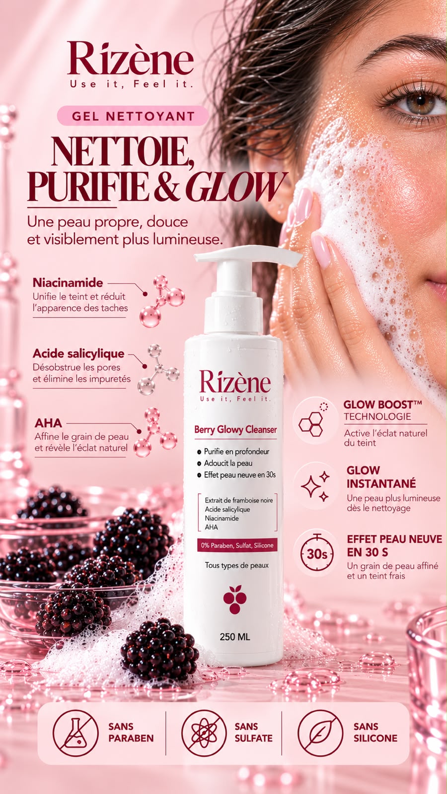 Berry Glowy Cleanser